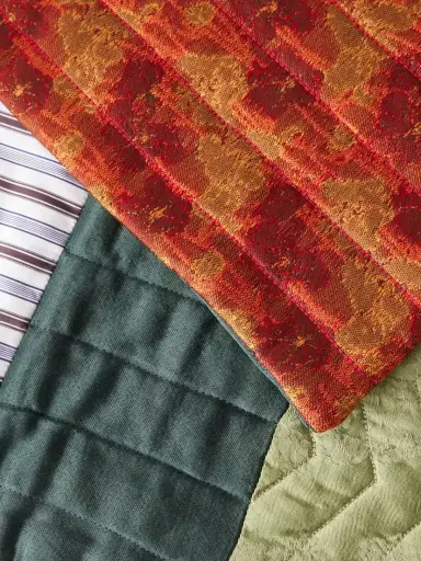 Dries Van Noten Patchwork Quilted Scarf | Thumbnail 4 Dries Van Noten Patchwork Quilted Scarf | Thumbnail 4