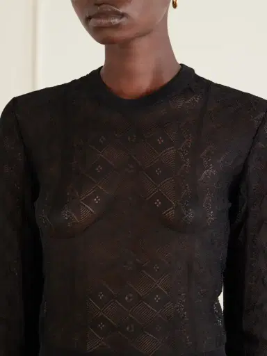 Dolce & Gabbana Crochet Sweater | Thumbnail 4 Dolce & Gabbana Crochet Sweater | Thumbnail 4