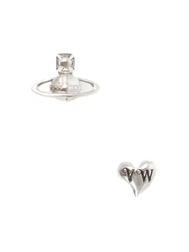Vivienne Westwood Leodaria Logo Sterling Silver Earrings | Thumbnail 1 Vivienne Westwood Leodaria Logo Sterling Silver Earrings | Thumbnail 1