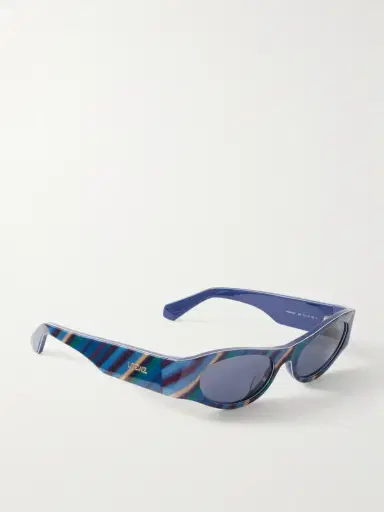 Loewe + Paula's Ibiza D-frame Striped Acetate Sunglasses | Thumbnail 3 Loewe + Paula's Ibiza D-frame Striped Acetate Sunglasses | Thumbnail 3