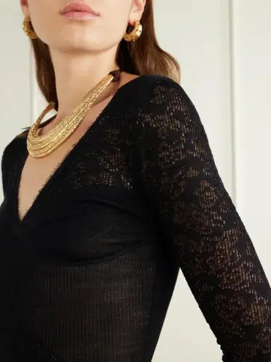 Zimmermann Pointelle Merino Wool-blend Lace Top | Thumbnail 5 Zimmermann Pointelle Merino Wool-blend Lace Top | Thumbnail 5