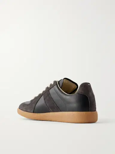 Maison Margiela Replica Suede And Leather Sneakers | Thumbnail 3 Maison Margiela Replica Suede And Leather Sneakers | Thumbnail 3