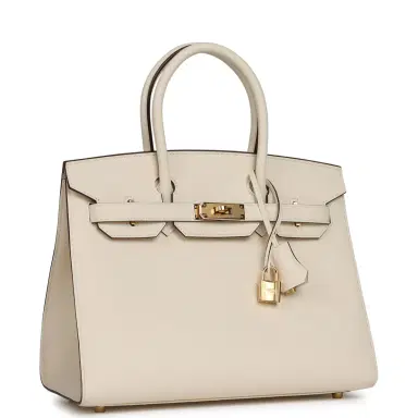 HERMÈS Hermes Birkin Sellier 30 Nata Epsom Gold Hardware | Thumbnail 2 HERMÈS Hermes Birkin Sellier 30 Nata Epsom Gold Hardware | Thumbnail 2