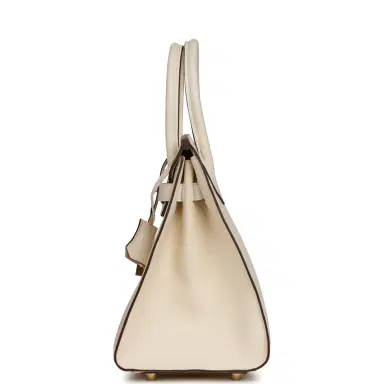 HERMÈS Hermes Birkin Sellier 30 Nata Epsom Gold Hardware | Thumbnail 3 HERMÈS Hermes Birkin Sellier 30 Nata Epsom Gold Hardware | Thumbnail 3