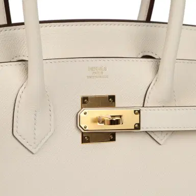 HERMÈS Hermes Birkin Sellier 30 Nata Epsom Gold Hardware | Thumbnail 7 HERMÈS Hermes Birkin Sellier 30 Nata Epsom Gold Hardware | Thumbnail 7