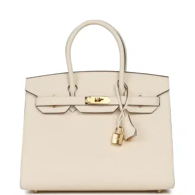 HERMÈS Hermes Birkin Sellier 30 Nata Epsom Gold Hardware | Thumbnail 1 HERMÈS Hermes Birkin Sellier 30 Nata Epsom Gold Hardware | Thumbnail 1