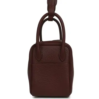 HERMÈS Hermes Mini Lindy II Terre Clemence Gold Hardware | Thumbnail 3 HERMÈS Hermes Mini Lindy II Terre Clemence Gold Hardware | Thumbnail 3