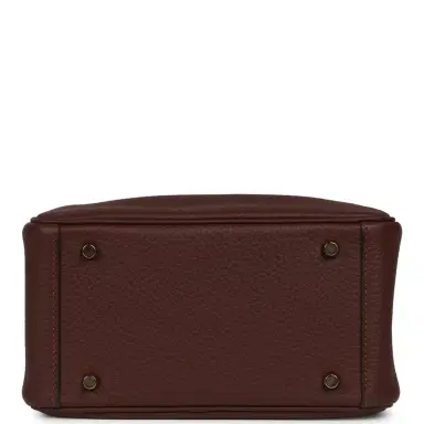 HERMÈS Hermes Mini Lindy II Terre Clemence Gold Hardware | Thumbnail 6 HERMÈS Hermes Mini Lindy II Terre Clemence Gold Hardware | Thumbnail 6
