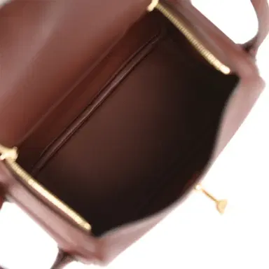 HERMÈS Hermes Mini Lindy II Terre Clemence Gold Hardware | Thumbnail 9 HERMÈS Hermes Mini Lindy II Terre Clemence Gold Hardware | Thumbnail 9