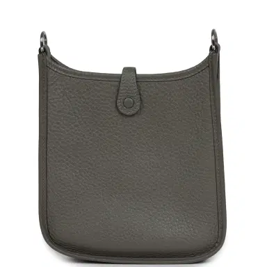HERMÈS Pre-owned Hermes Evelyne TPM Gris Meyer Clemence Palladium Hardware | Thumbnail 5 HERMÈS Pre-owned Hermes Evelyne TPM Gris Meyer Clemence Palladium Hardware | Thumbnail 5