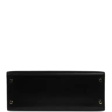 HERMÈS Pre-owned Hermes Kelly Sellier 28 Black Box Gold Hardware | Thumbnail 6 HERMÈS Pre-owned Hermes Kelly Sellier 28 Black Box Gold Hardware | Thumbnail 6