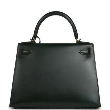 HERMÈS Pre-owned Hermes Kelly Sellier 28 Vert Fonce Box Gold Hardware | Thumbnail 4 HERMÈS Pre-owned Hermes Kelly Sellier 28 Vert Fonce Box Gold Hardware | Thumbnail 4