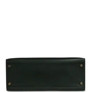 HERMÈS Pre-owned Hermes Kelly Sellier 28 Vert Fonce Box Gold Hardware | Thumbnail 6 HERMÈS Pre-owned Hermes Kelly Sellier 28 Vert Fonce Box Gold Hardware | Thumbnail 6