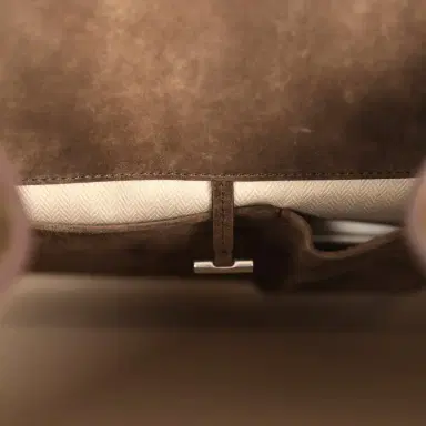 The Row The Row Soft Margaux 15 Bag Nut Brown Suede Silver Hardware | Thumbnail 13 The Row The Row Soft Margaux 15 Bag Nut Brown Suede Silver Hardware | Thumbnail 13