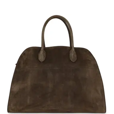 The Row The Row Soft Margaux 15 Bag Nut Brown Suede Silver Hardware | Thumbnail 5 The Row The Row Soft Margaux 15 Bag Nut Brown Suede Silver Hardware | Thumbnail 5