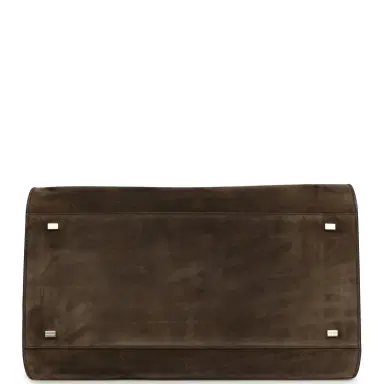 The Row The Row Soft Margaux 15 Bag Nut Brown Suede Silver Hardware | Thumbnail 6 The Row The Row Soft Margaux 15 Bag Nut Brown Suede Silver Hardware | Thumbnail 6
