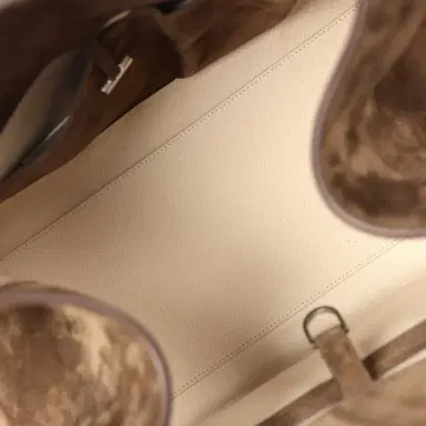 The Row The Row Soft Margaux 15 Bag Nut Brown Suede Silver Hardware | Thumbnail 9 The Row The Row Soft Margaux 15 Bag Nut Brown Suede Silver Hardware | Thumbnail 9