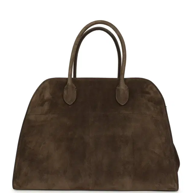 The Row Soft Margaux 15 Bag Nut Brown Suede Silver Hardware The Row Soft Margaux 15 Bag Nut Brown Suede Silver Hardware