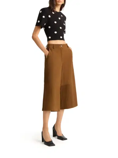 Dodiee Amiya Suede Culottes | Thumbnail 2 Dodiee Amiya Suede Culottes | Thumbnail 2