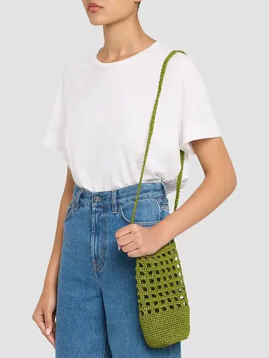 A.L.C. Women's Rita Woven Crossbody Bag - Meadow Green | Thumbnail 2 A.L.C. Women's Rita Woven Crossbody Bag - Meadow Green | Thumbnail 2