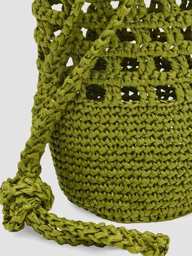 A.L.C. Women's Rita Woven Crossbody Bag - Meadow Green | Thumbnail 5 A.L.C. Women's Rita Woven Crossbody Bag - Meadow Green | Thumbnail 5