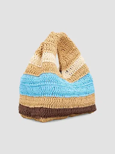 A.L.C. Women's Simone Striped Top Handle Bag - Desert Sky | Thumbnail 3 A.L.C. Women's Simone Striped Top Handle Bag - Desert Sky | Thumbnail 3