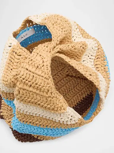 A.L.C. Women's Simone Striped Top Handle Bag - Desert Sky | Thumbnail 4 A.L.C. Women's Simone Striped Top Handle Bag - Desert Sky | Thumbnail 4