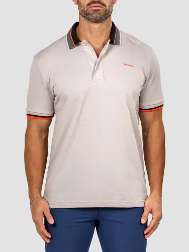 Maceoo Men's Tip Patch Polo Shirt | Thumbnail 2 Maceoo Men's Tip Patch Polo Shirt | Thumbnail 2