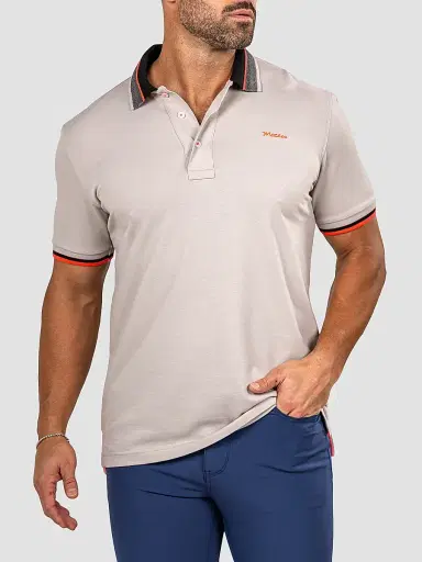 Maceoo Men's Tip Patch Polo Shirt | Thumbnail 3 Maceoo Men's Tip Patch Polo Shirt | Thumbnail 3