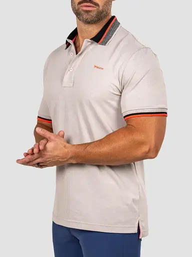 Maceoo Men's Tip Patch Polo Shirt | Thumbnail 4 Maceoo Men's Tip Patch Polo Shirt | Thumbnail 4