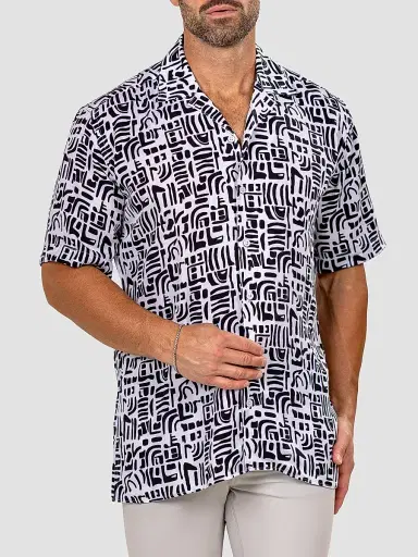 Maceoo Men's Apachi Marthyr Geo Shirt - Multicolored | Thumbnail 3 Maceoo Men's Apachi Marthyr Geo Shirt - Multicolored | Thumbnail 3