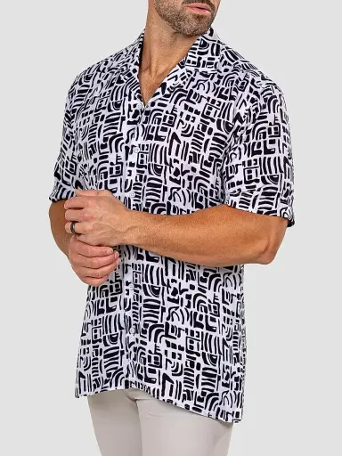 Maceoo Men's Apachi Marthyr Geo Shirt - Multicolored | Thumbnail 6 Maceoo Men's Apachi Marthyr Geo Shirt - Multicolored | Thumbnail 6