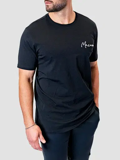 Maceoo Men's Signature T-Shirt - Black | Thumbnail 5 Maceoo Men's Signature T-Shirt - Black | Thumbnail 5