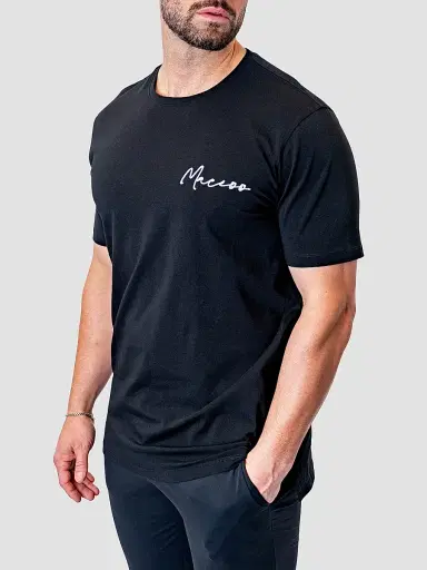 Maceoo Men's Signature T-Shirt - Black | Thumbnail 7 Maceoo Men's Signature T-Shirt - Black | Thumbnail 7