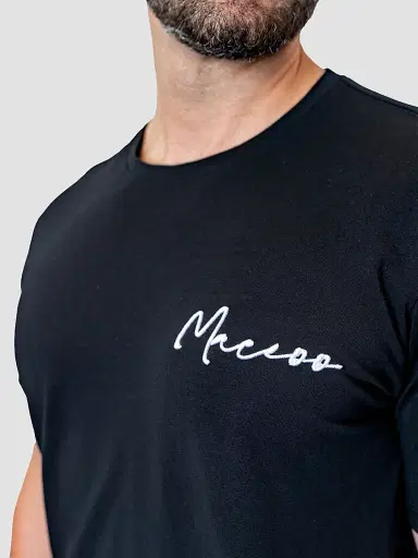 Maceoo Men's Signature T-Shirt - Black | Thumbnail 8 Maceoo Men's Signature T-Shirt - Black | Thumbnail 8
