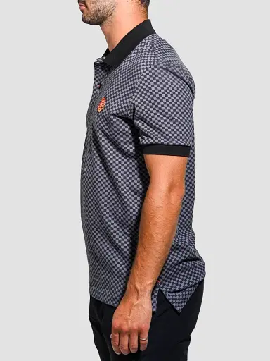 Maceoo Men's Mozart Square Tip Polo Shirt - Black | Thumbnail 7 Maceoo Men's Mozart Square Tip Polo Shirt - Black | Thumbnail 7