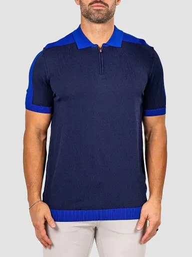 Maceoo Men's Knitted Marthyr Zip Sweater | Thumbnail 2 Maceoo Men's Knitted Marthyr Zip Sweater | Thumbnail 2