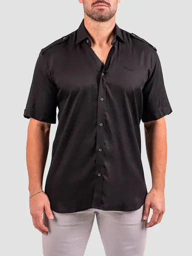 Maceoo Men's Munich Resistance Shirt - Black | Thumbnail 2 Maceoo Men's Munich Resistance Shirt - Black | Thumbnail 2