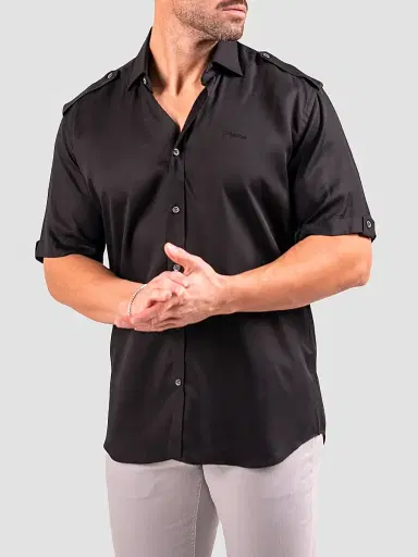 Maceoo Men's Munich Resistance Shirt - Black | Thumbnail 3 Maceoo Men's Munich Resistance Shirt - Black | Thumbnail 3