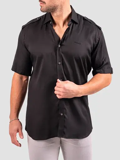 Maceoo Men's Munich Resistance Shirt - Black | Thumbnail 5 Maceoo Men's Munich Resistance Shirt - Black | Thumbnail 5