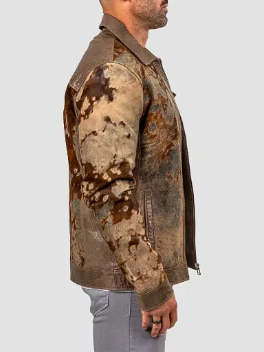 Maceoo Men's Marthyr Cowhide Jacket - Brown | Thumbnail 7 Maceoo Men's Marthyr Cowhide Jacket - Brown | Thumbnail 7