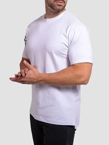 Maceoo Men's Resistance T-Shirt - White | Thumbnail 7 Maceoo Men's Resistance T-Shirt - White | Thumbnail 7