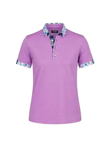 Maceoo Men's Newton Polo Shirt - Purple | Thumbnail 1 Maceoo Men's Newton Polo Shirt - Purple | Thumbnail 1