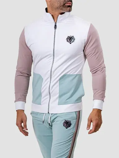 Maceoo Men's Refined Zipper Sweatshirt - White - Size XXXXL | Thumbnail 3 Maceoo Men's Refined Zipper Sweatshirt - White - Size XXXXL | Thumbnail 3