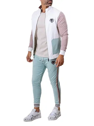 Maceoo Men's Refined Zipper Sweatshirt - White - Size XXXXL | Thumbnail 1 Maceoo Men's Refined Zipper Sweatshirt - White - Size XXXXL | Thumbnail 1