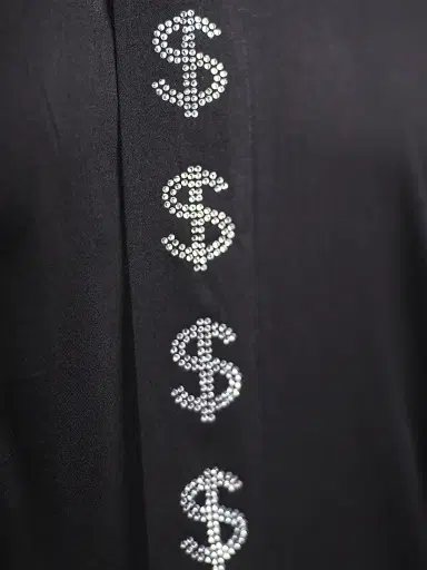 Maceoo Men's Stone Dollar Dress Shirt - Black | Thumbnail 8 Maceoo Men's Stone Dollar Dress Shirt - Black | Thumbnail 8