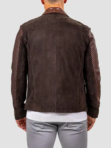 Maceoo Men's Marthyr Woven Jacket - Brown | Thumbnail 4 Maceoo Men's Marthyr Woven Jacket - Brown | Thumbnail 4