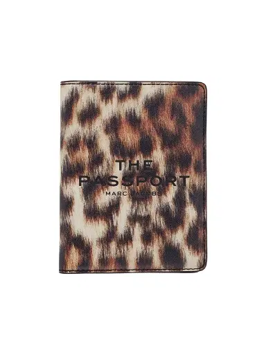 Marc Jacobs Leopard-Print Leather Passport Case - Brown | Thumbnail 1 Marc Jacobs Leopard-Print Leather Passport Case - Brown | Thumbnail 1