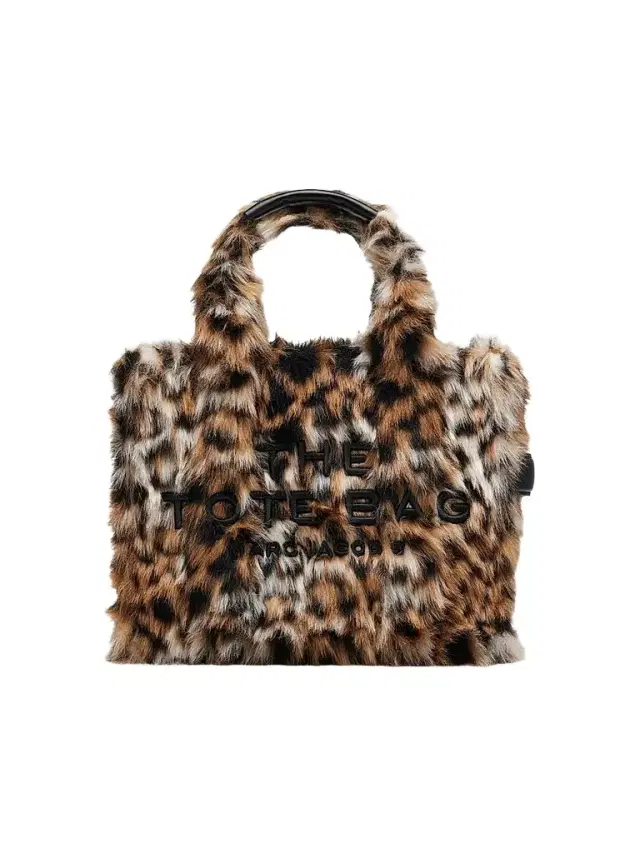 Women's The Tote Leopard Faux Fur Bag - Brown Women's The Tote Leopard Faux Fur Bag - Brown