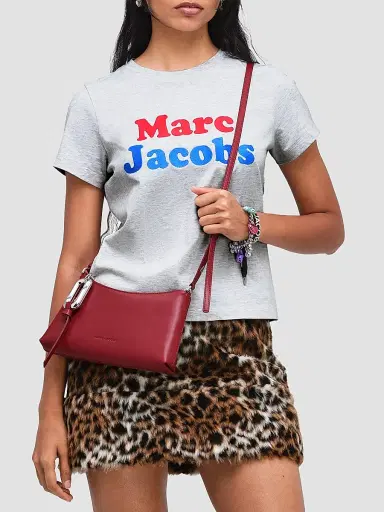Marc Jacobs Women's The Pouch Scene Mini Convertible Bag - Crimson | Thumbnail 2 Marc Jacobs Women's The Pouch Scene Mini Convertible Bag - Crimson | Thumbnail 2